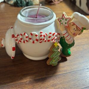 Yankee candle Christmas cookies votive candle holder